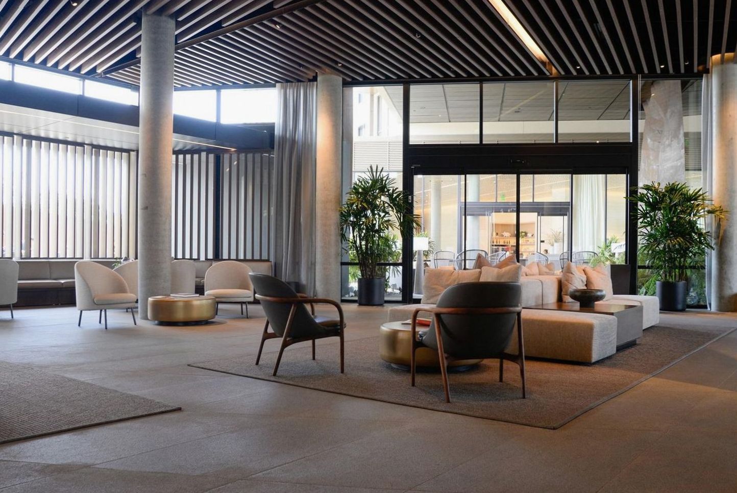 Relaxing Hotel Lounge