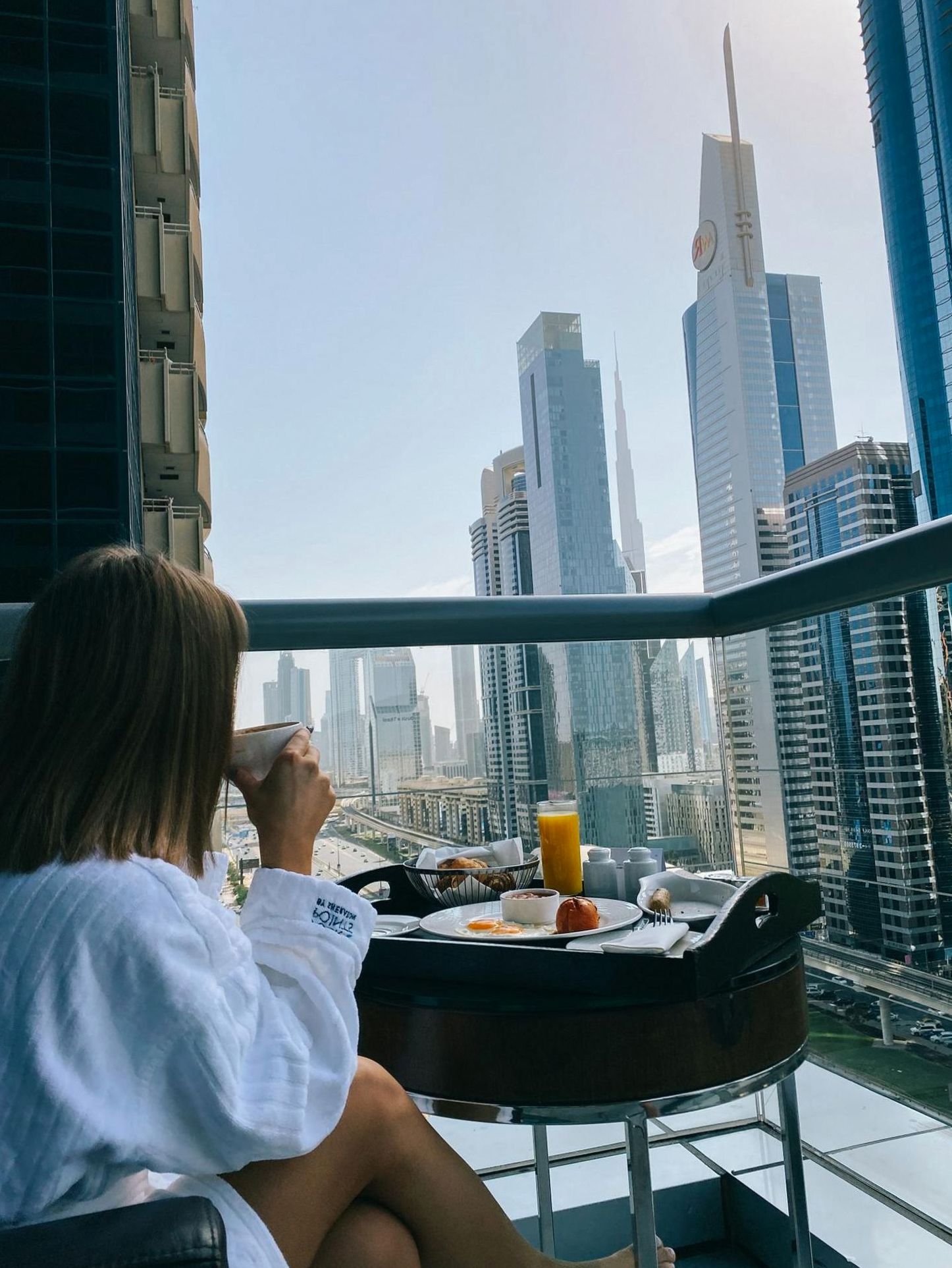 Balcony breakfast