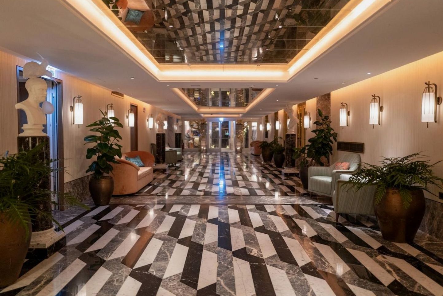 Luxury Hotel Lobby Atmosphere