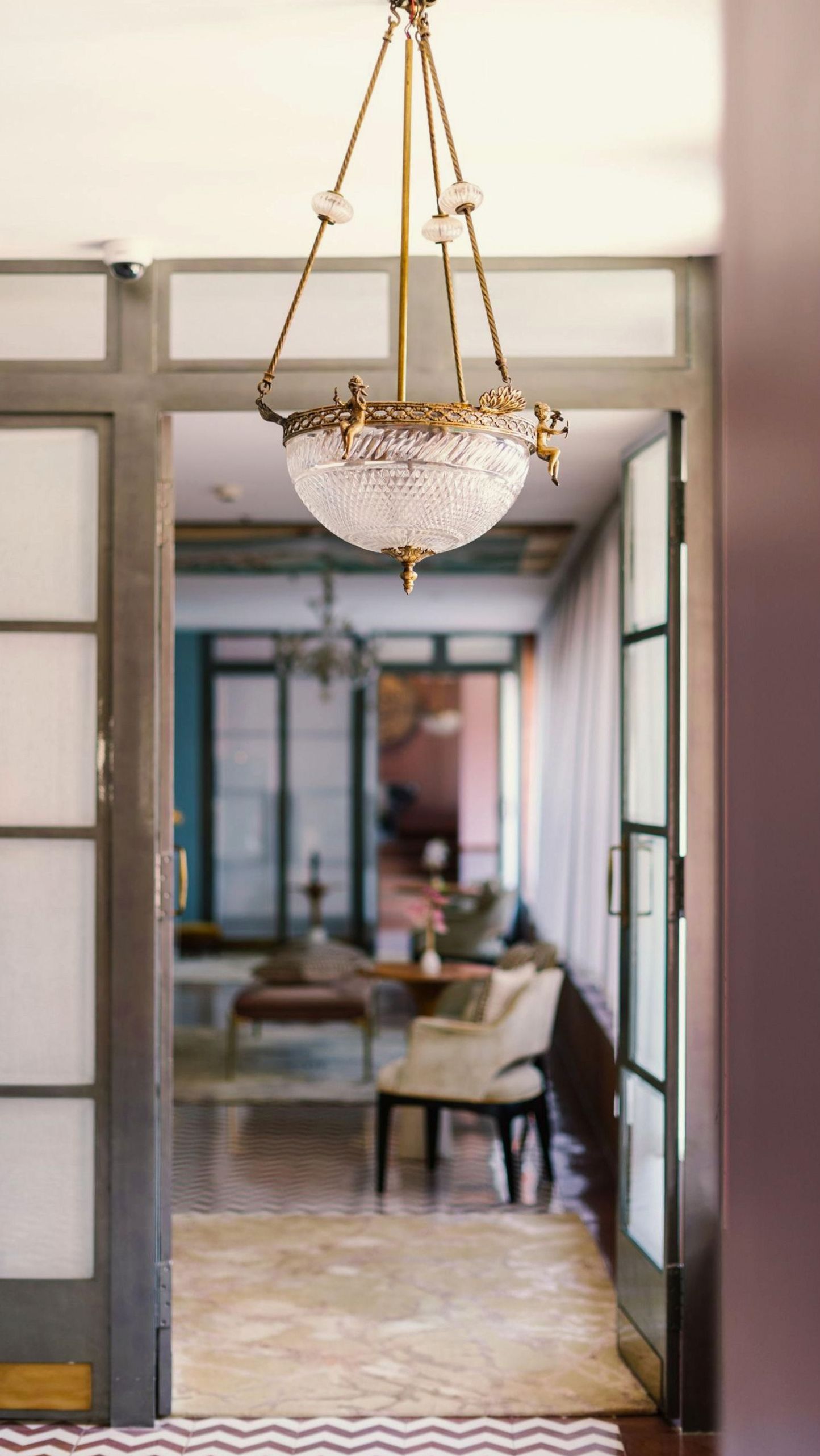 Luxury dining area in suite